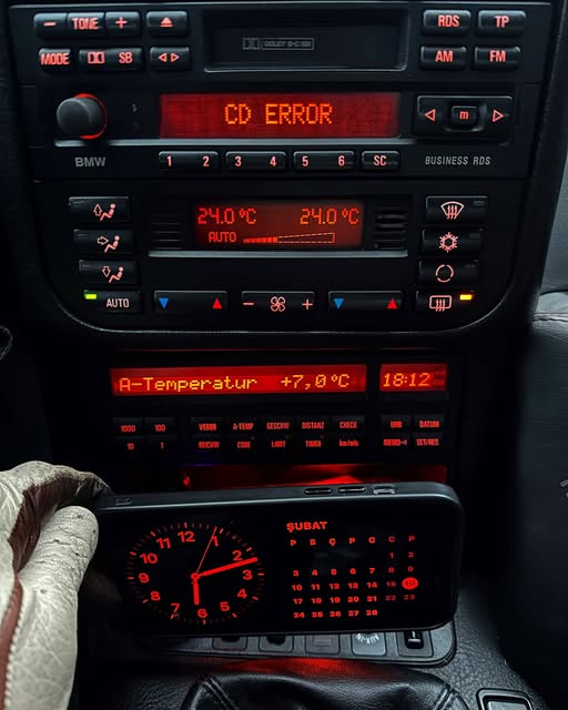 E36 kadran ve klima kontrolleri